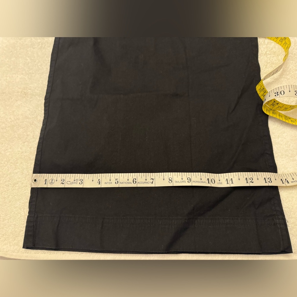 NWT Athleta Paradise Wide Leg Pants Linen Blend Lightweight Black Women's - Picture 8 of 8